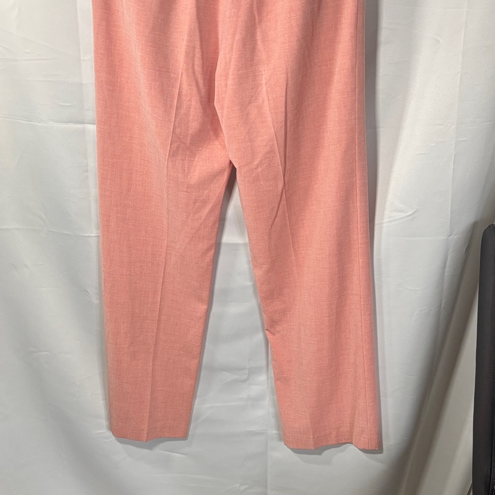 Jones Wear Salmon Pink Tailored Pants SZ 10 Spring - Picture 7 of 8